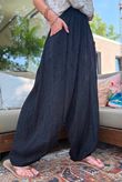Tasha Damask Bloom Pant Black